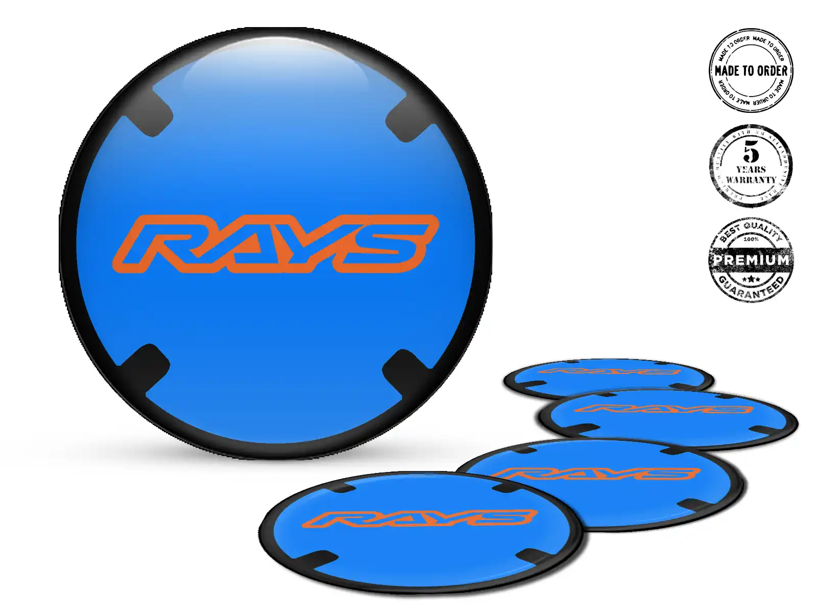 Rays Individuelle Dome-Aufkleber Luxus-Felgenplaketten